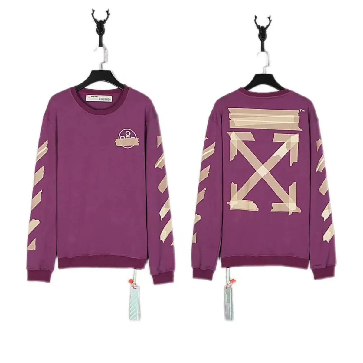 Off-White OW100 Arrow Purple T-Shirt