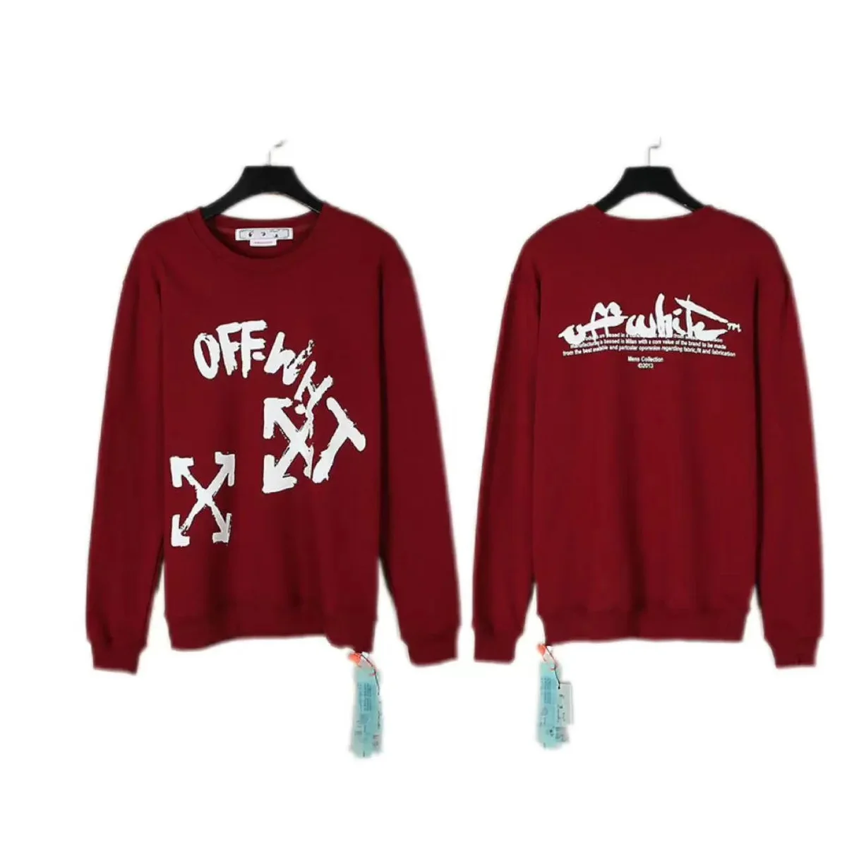 Off-White Red Arrow Print Sweatshirt