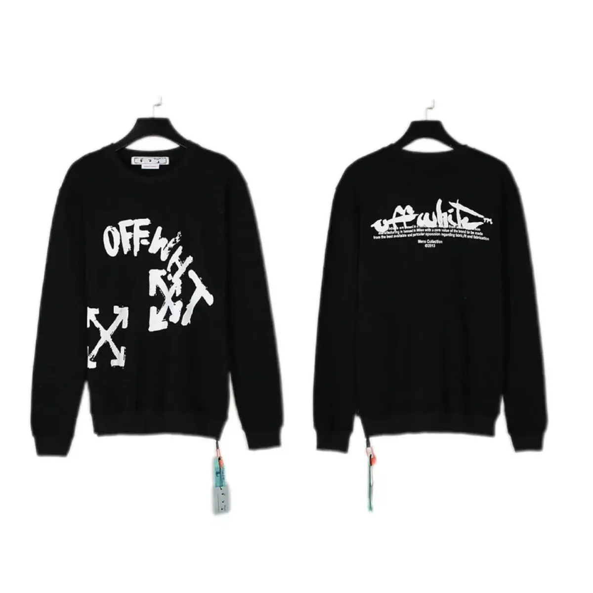 Off-White Black Arrow Graphic Crewneck Sweatshirt