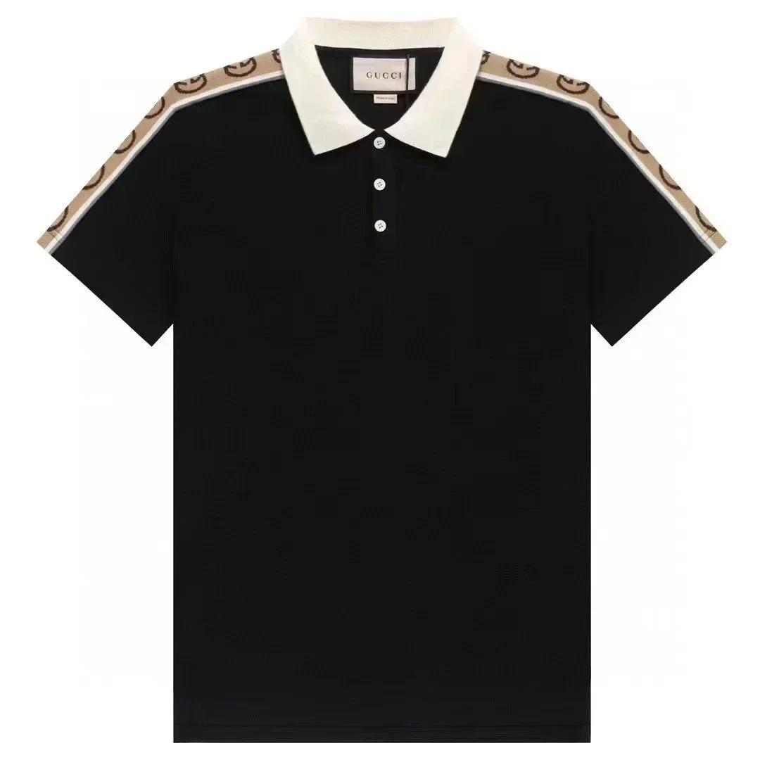Gucci Black GG Logo Polo Shirt