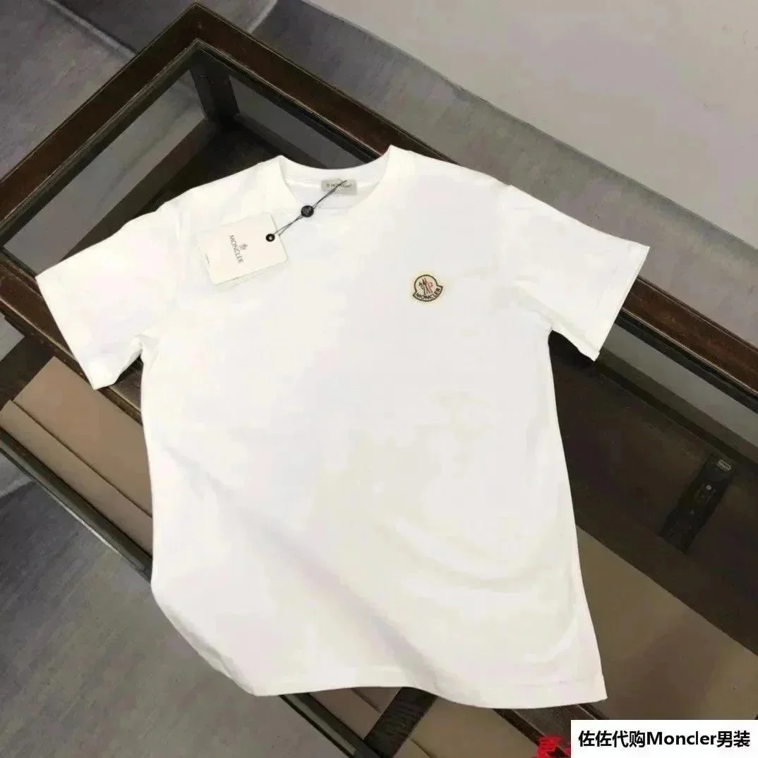 Moncler White Logo T-Shirt