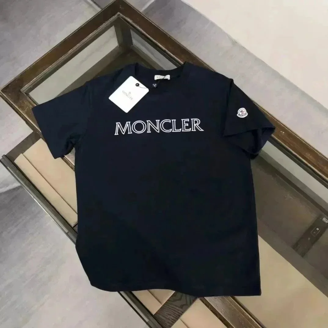 Moncler Monogram T-Shirt Black T-Shirt