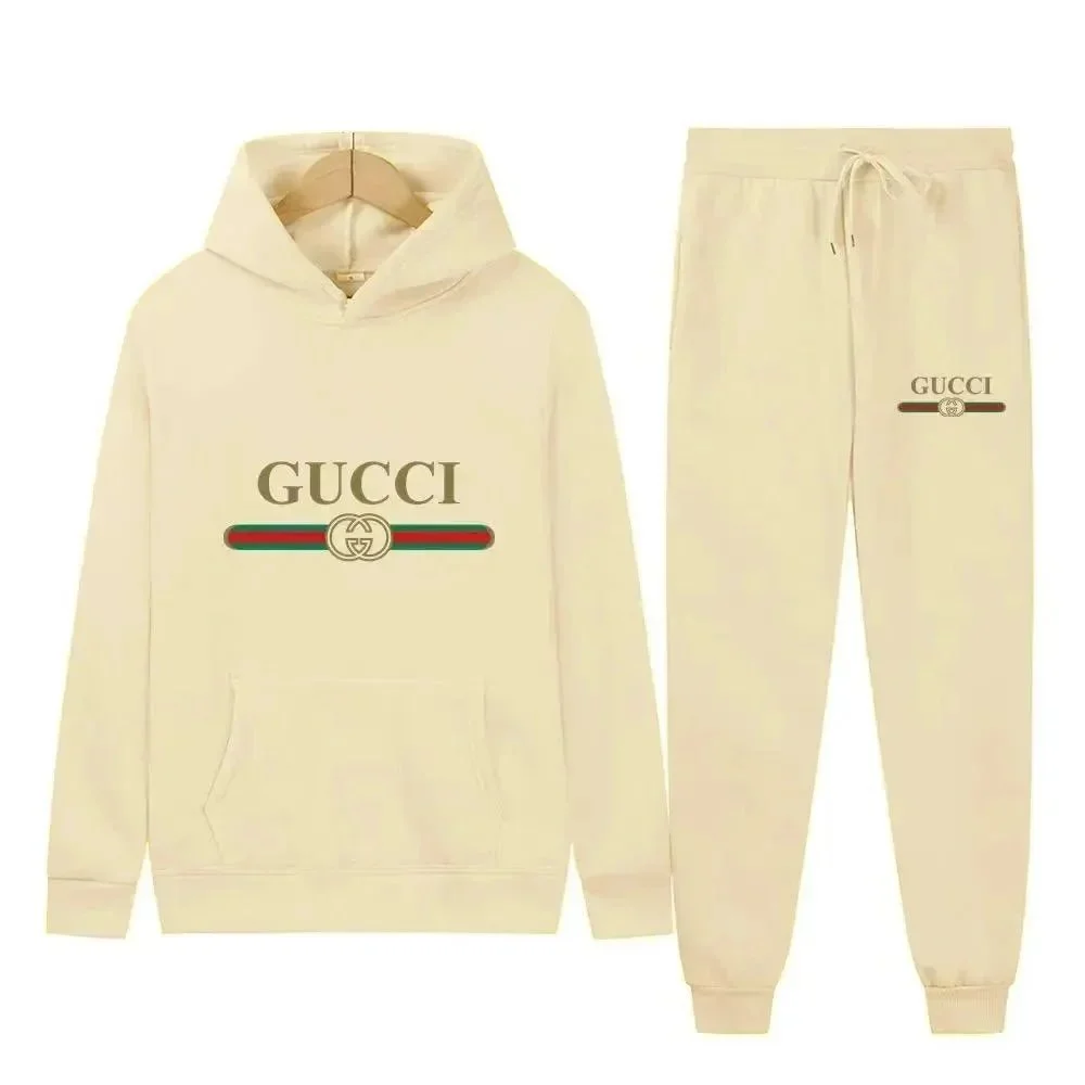 Gucci Beige Logo Tracksuit Set