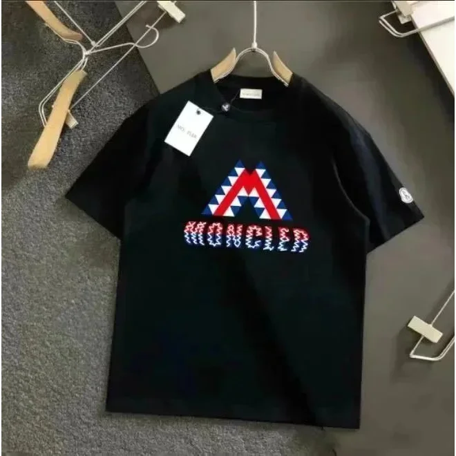 Moncler 'M' Logo Black T-Shirt