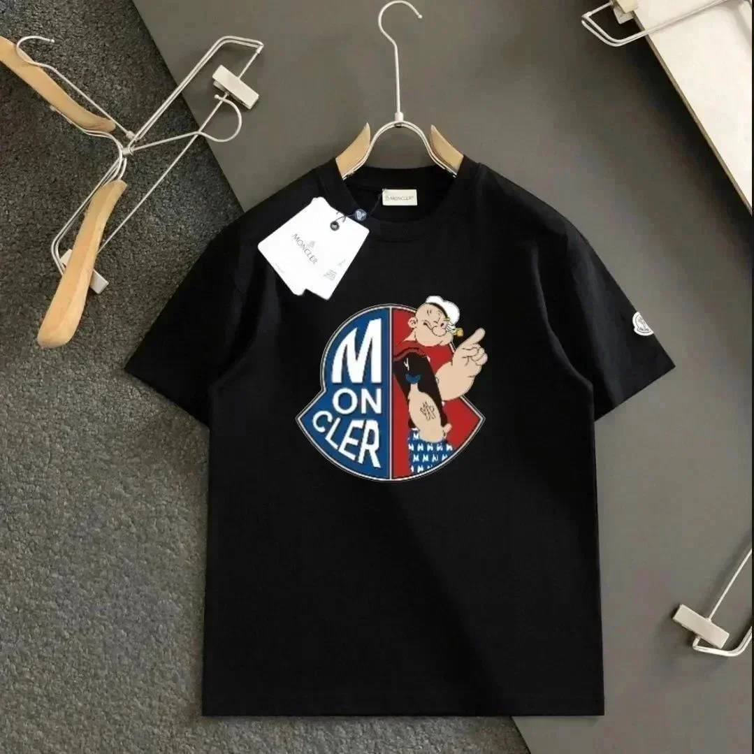 Moncler Popeye Graphic T-Shirt Black Casual