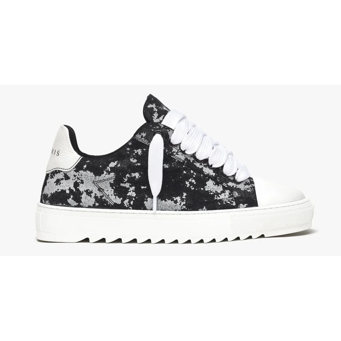 Unisex Black & White Marble Sneakers