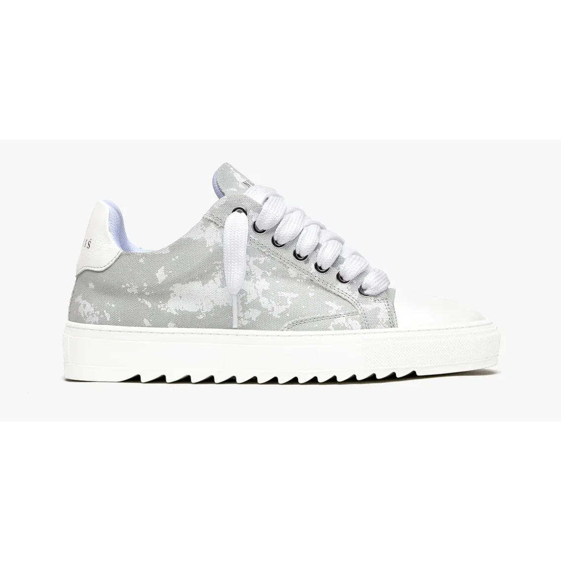 Unisex Grey/White Camo Sneakers