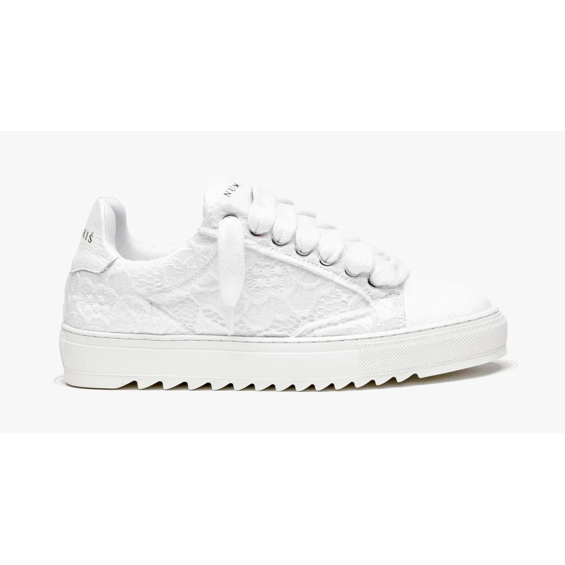 Other White Lace Detail Sneakers White - 1