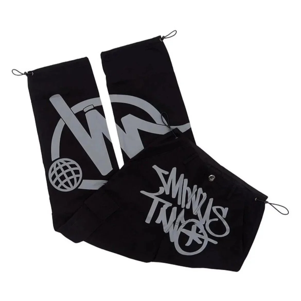 Black 'Mindless Travels' Shorts