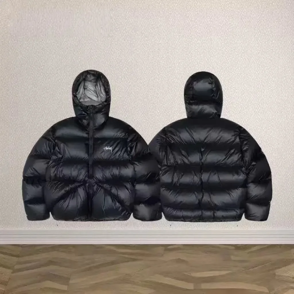Stussy Stüssy Bear Black Puffer Jacket