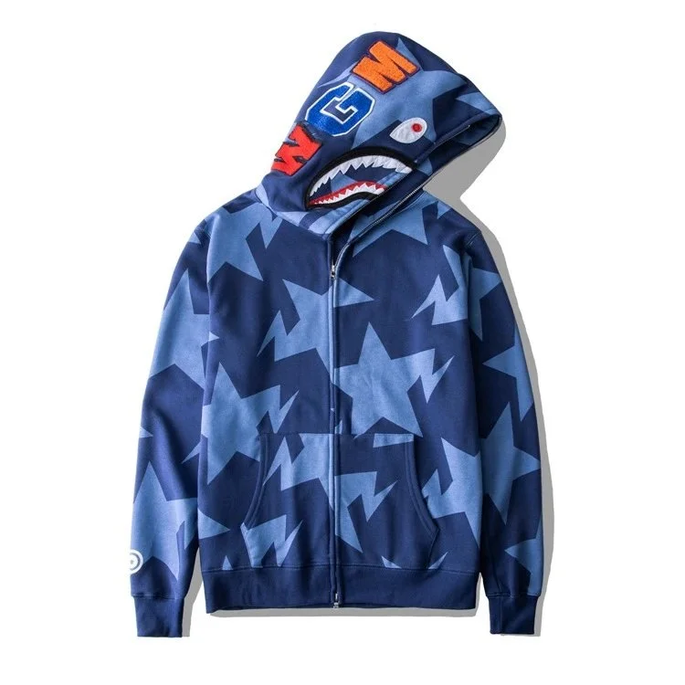 A Bathing Ape BAPE STA ABC Camo Shark Hoodie