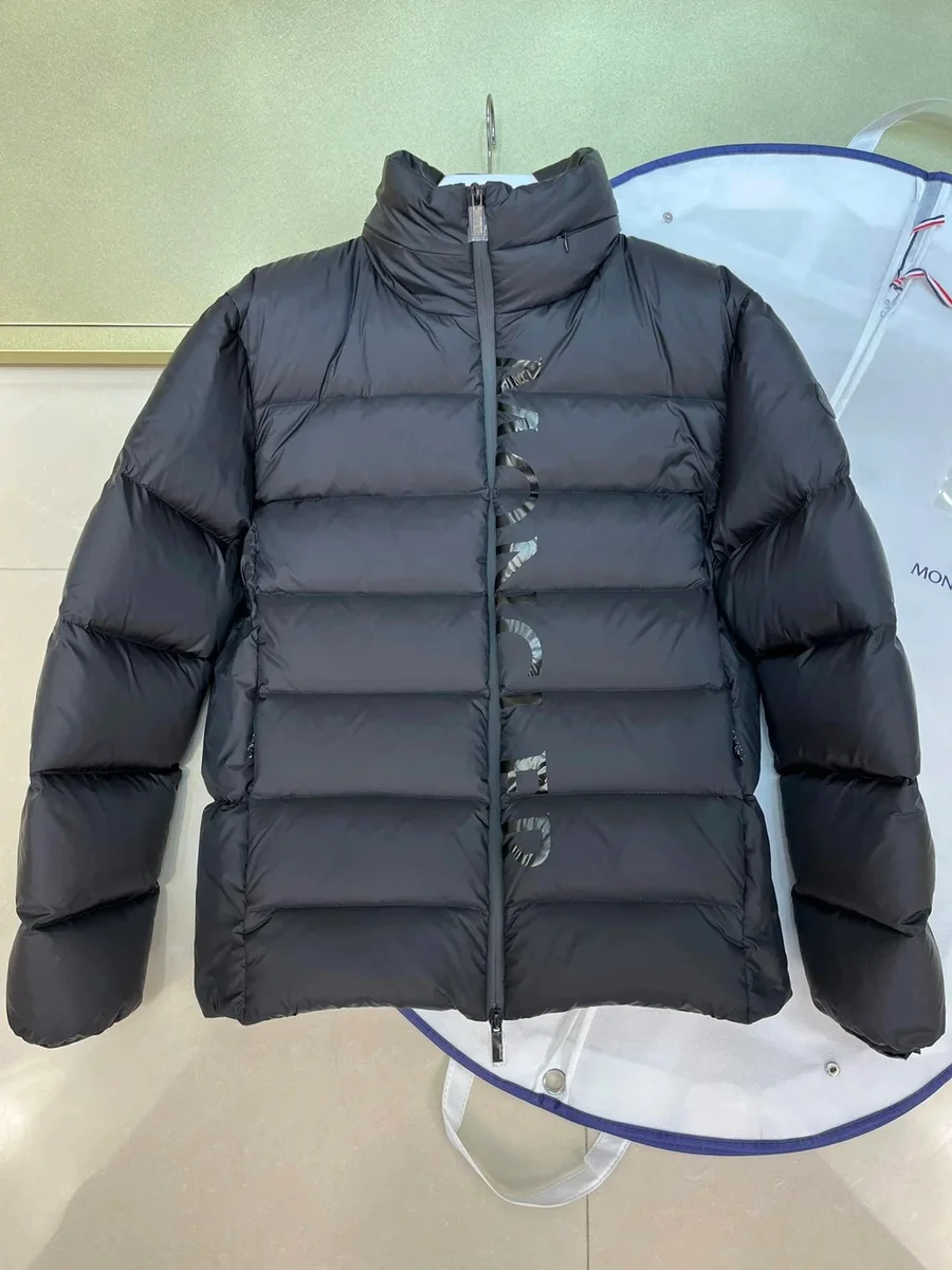 Moncler Black Logo Puffer Jacket