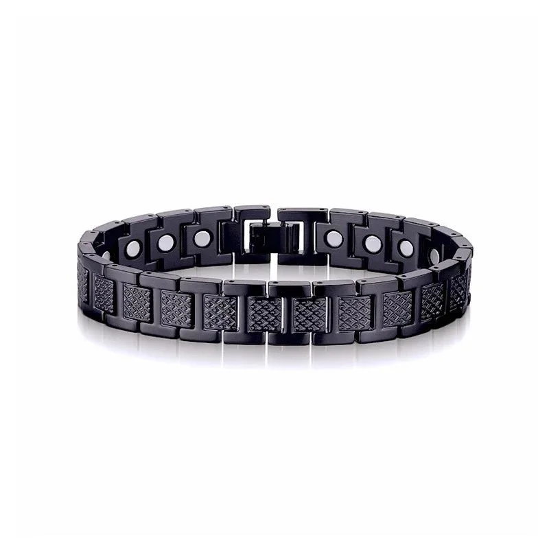 Black Magnetic Link Bracelet