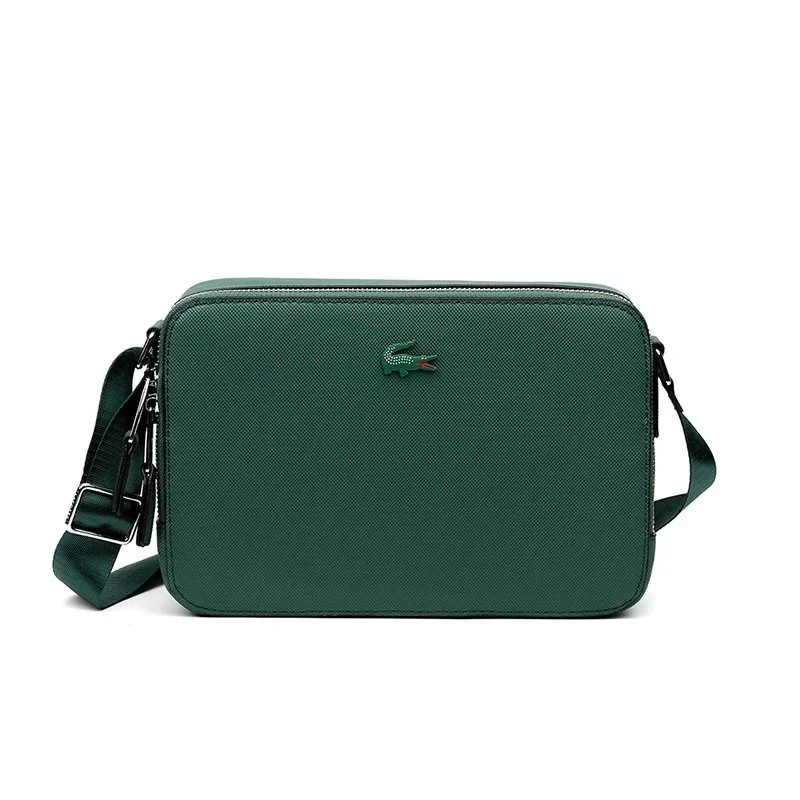 Lacoste Green Crocodile Crossbody Bag