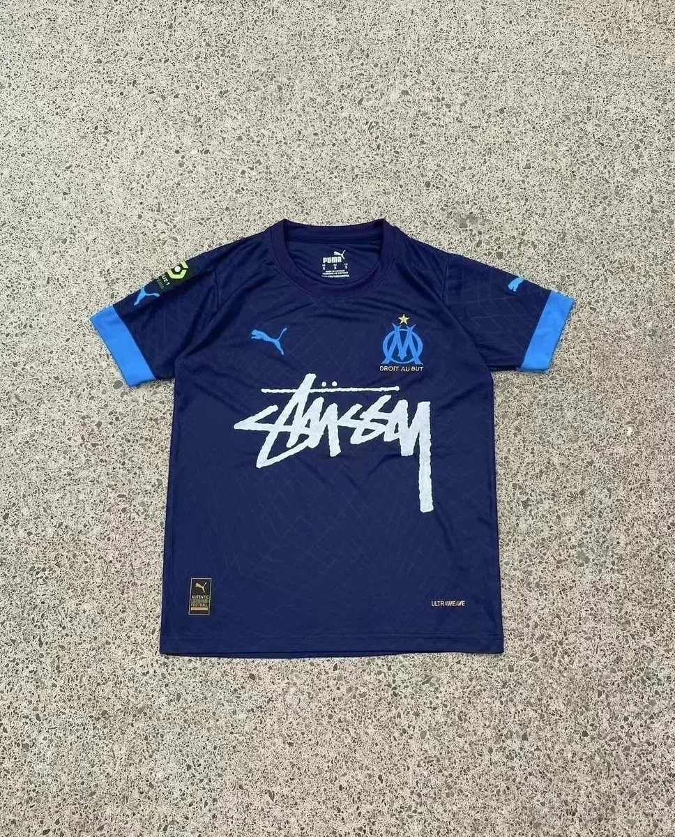 Puma Stussy联名球衣系列=17*Top quality Navy Blue Jersey