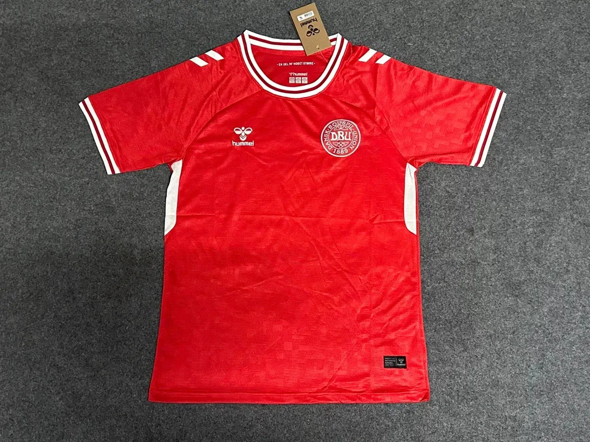 Hummel DBU Denmark Football Jersey Red