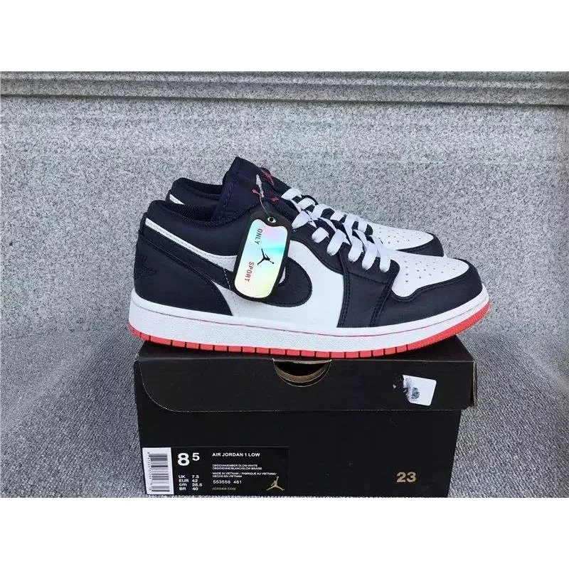 Nike Air Jordan 1 Low Midnight Navy Sail Sneakers