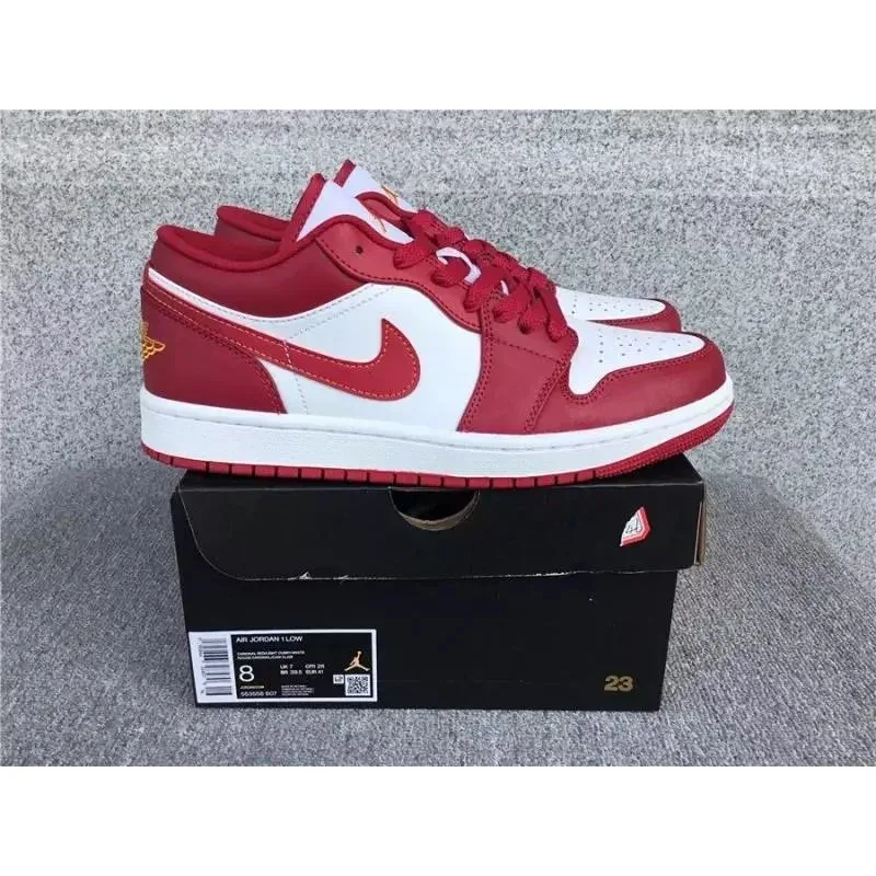Nike Air Jordan 1 Low Gym Red/White Sneakers
