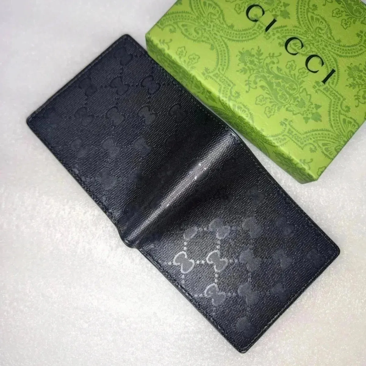 Gucci GG Supreme Black Bifold Wallet