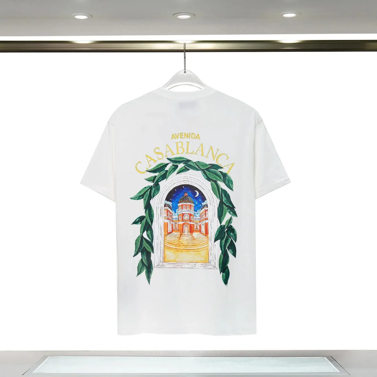 White 'Avenida Casablanca' T-Shirt