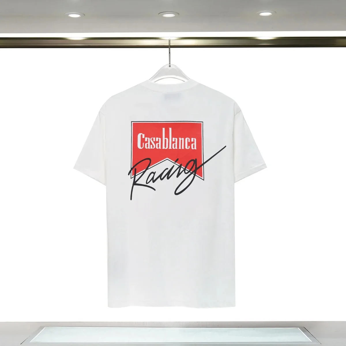 Casablanca White 'Casablanca Racing' T-Shirt