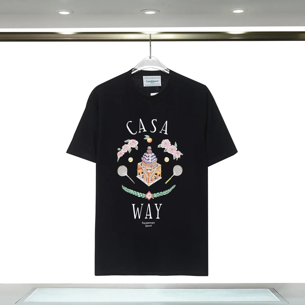 Casablanca Casa Way Black T-Shirt