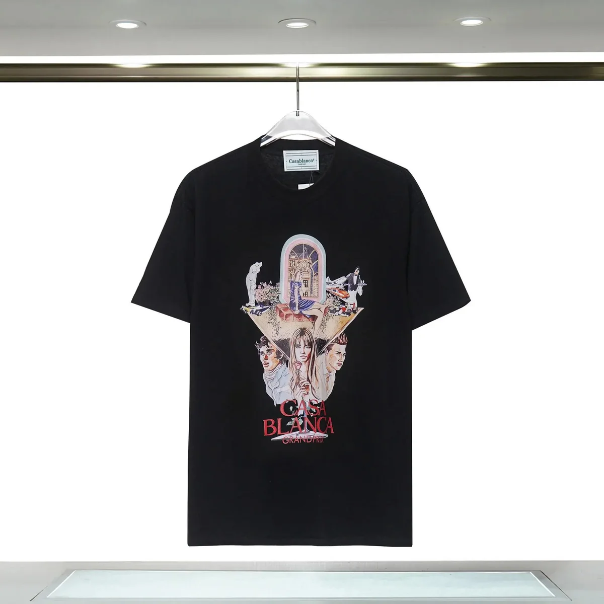 Casablanca Grandpa Black T-Shirt