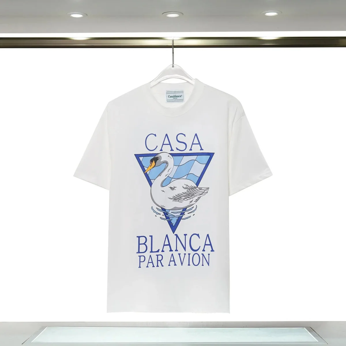 Casa Blanca Par Avion White Graphic T-Shirt