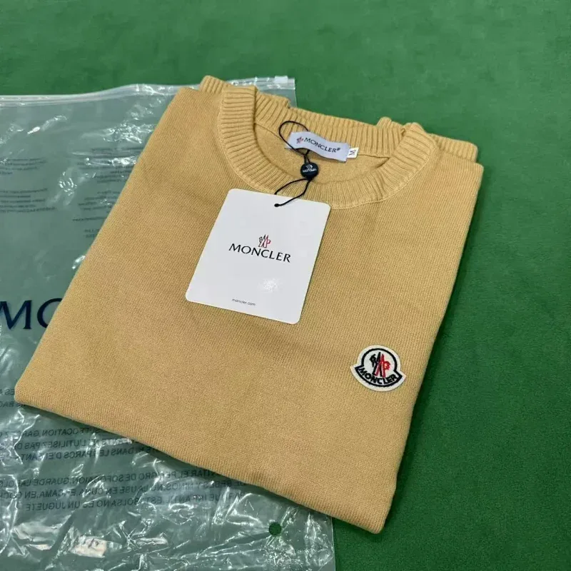 Moncler Beige Crewneck Sweater