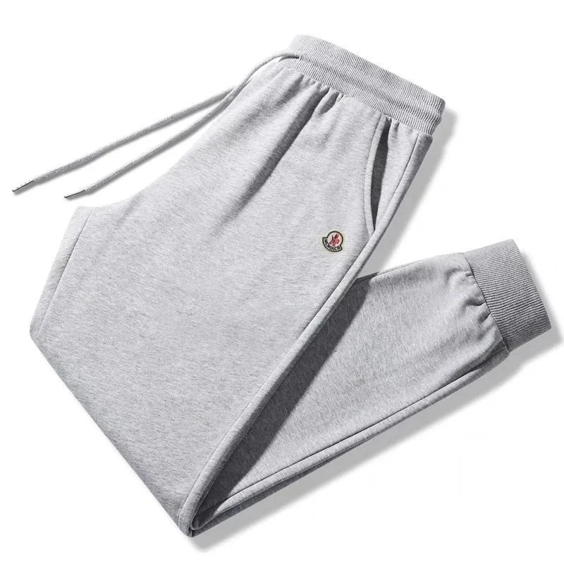 Moncler Grey Solid Sweatpants