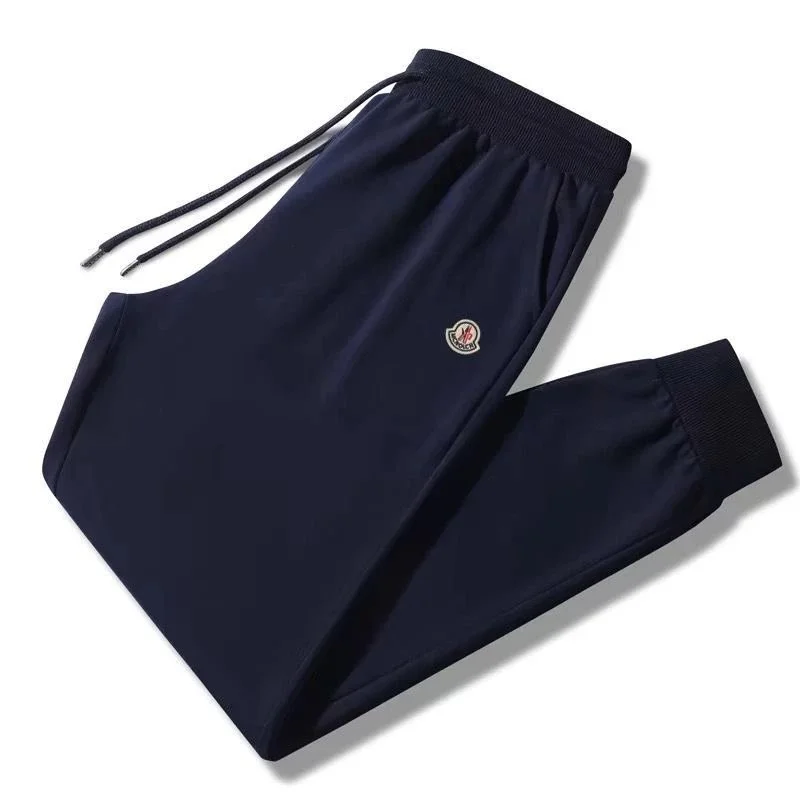 Moncler Navy Solid Track Pants