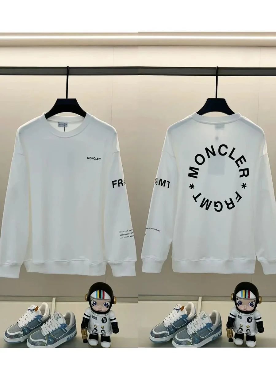Moncler FRGMT White Round Neck Sweatshirt