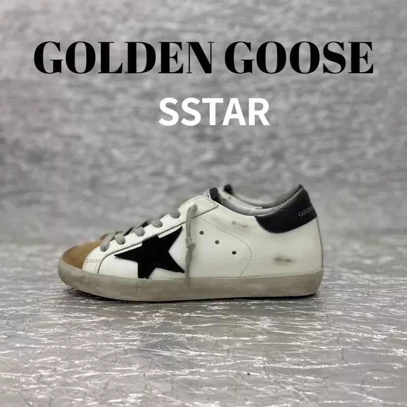 Golden Goose Super-Star Black Star Sneakers