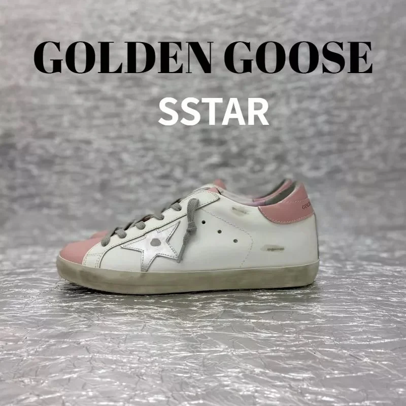 Golden Goose Super-Star Pink/White Sneakers