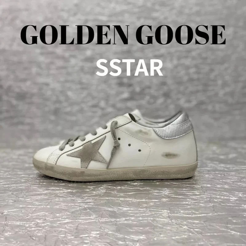Golden Goose Super-Star White Star Sneakers
