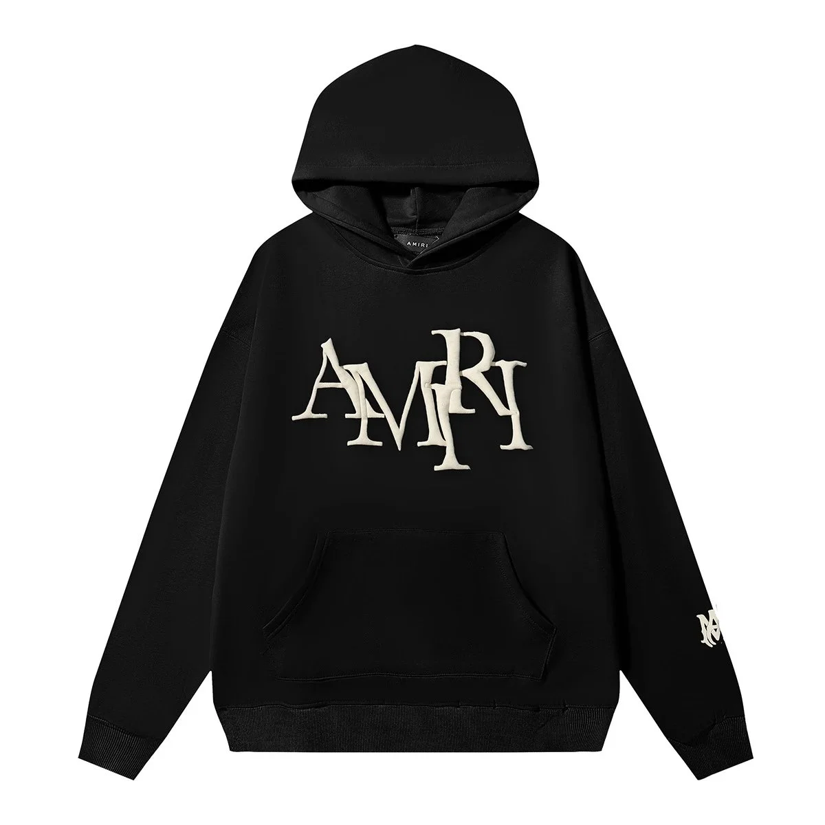 Amiri Black AMIRI Logo Hoodie