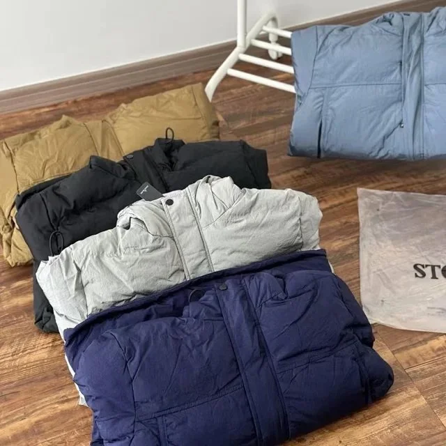 Unisex Navy Puffer Jacket Winter Essential