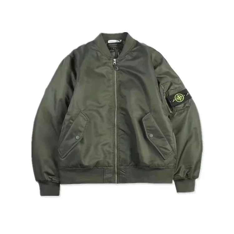 Stone Island 68-15 Military Green Bomber Jacket