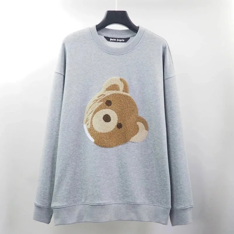 Palm Angels Bear Grey Sweatshirt