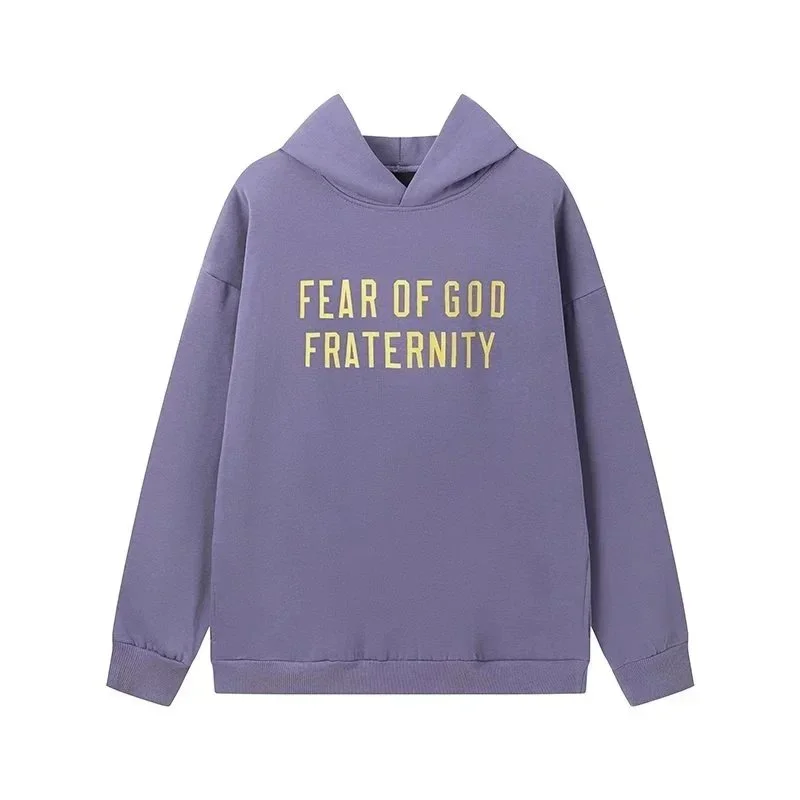 Fear of God Essentials B-1 Purple Hoodie