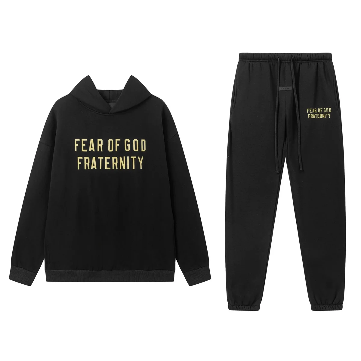 Fear of God Essentials Fraternity Black Tracksuit
