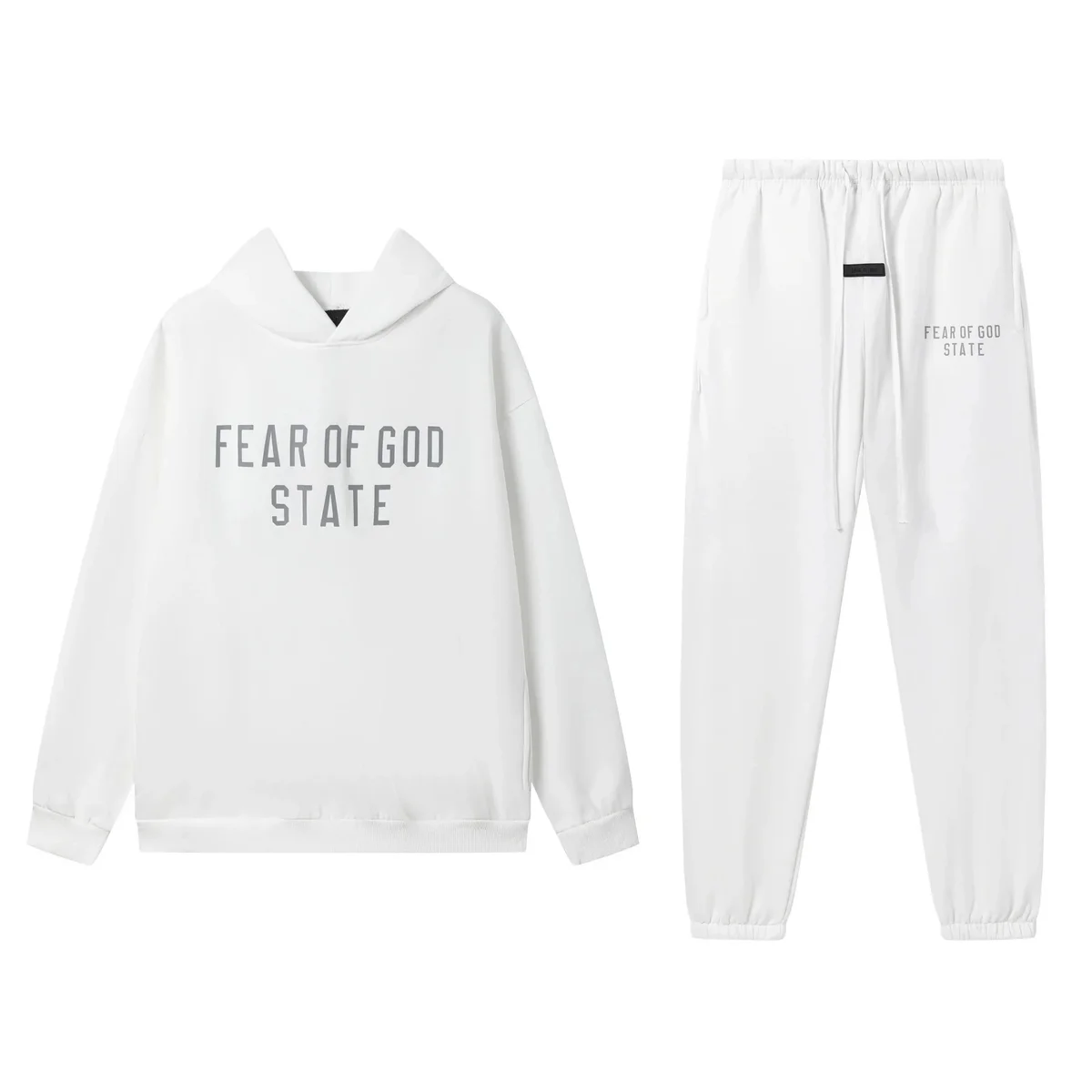 Fear of God Essentials White 'Fear of God State' Tracksuit