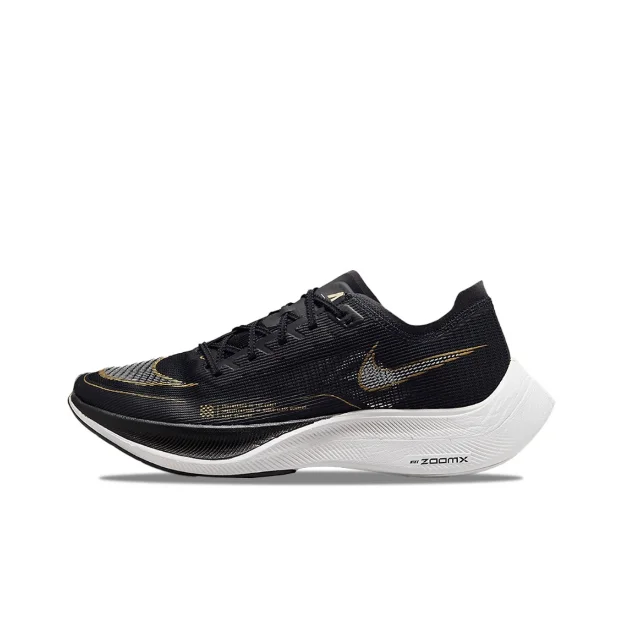 Nike Air Zoom Vaporfly Next% Black Gold Sneakers