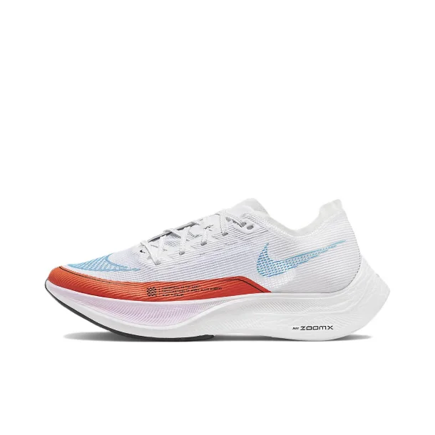 Nike Air Zoom Vaporfly Next% White/Orange Sneakers