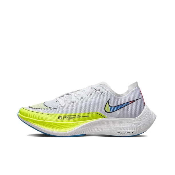 Nike Air Zoom Vaporfly NEXT% White/Volt Sneakers