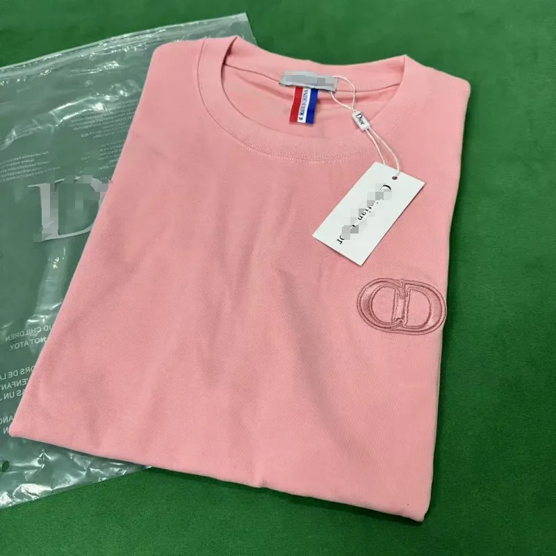 Dior Pink Classic Logo T-Shirt