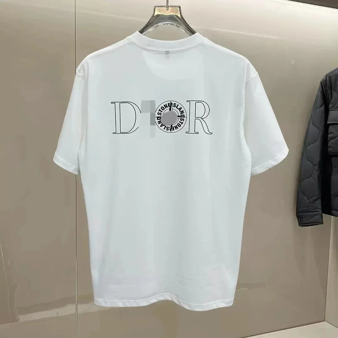 Dior White D1 Stone Island T-Shirt