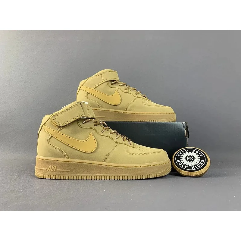 Nike Air Force 1 Mid '07 Wheat Yellow Sneakers