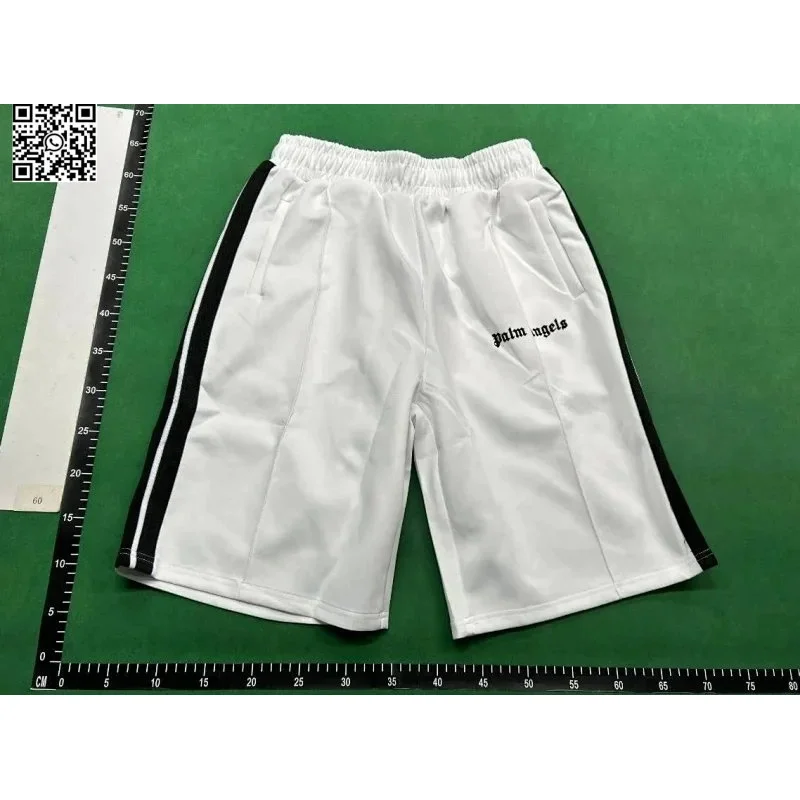 Palm Angels Track White Shorts Top Quality
