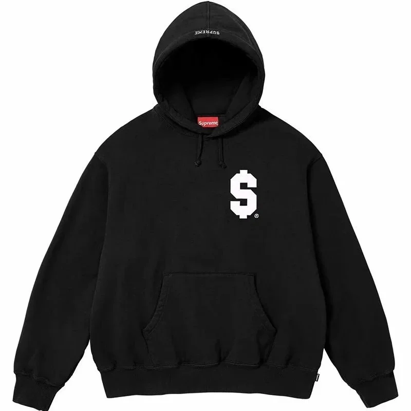 Supreme $ Logo Black Hoodie